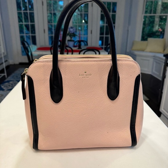 Kate Spade Caroline Queeney Pink Leather Handbag Purse Bag NEW - Picture 3 of 16